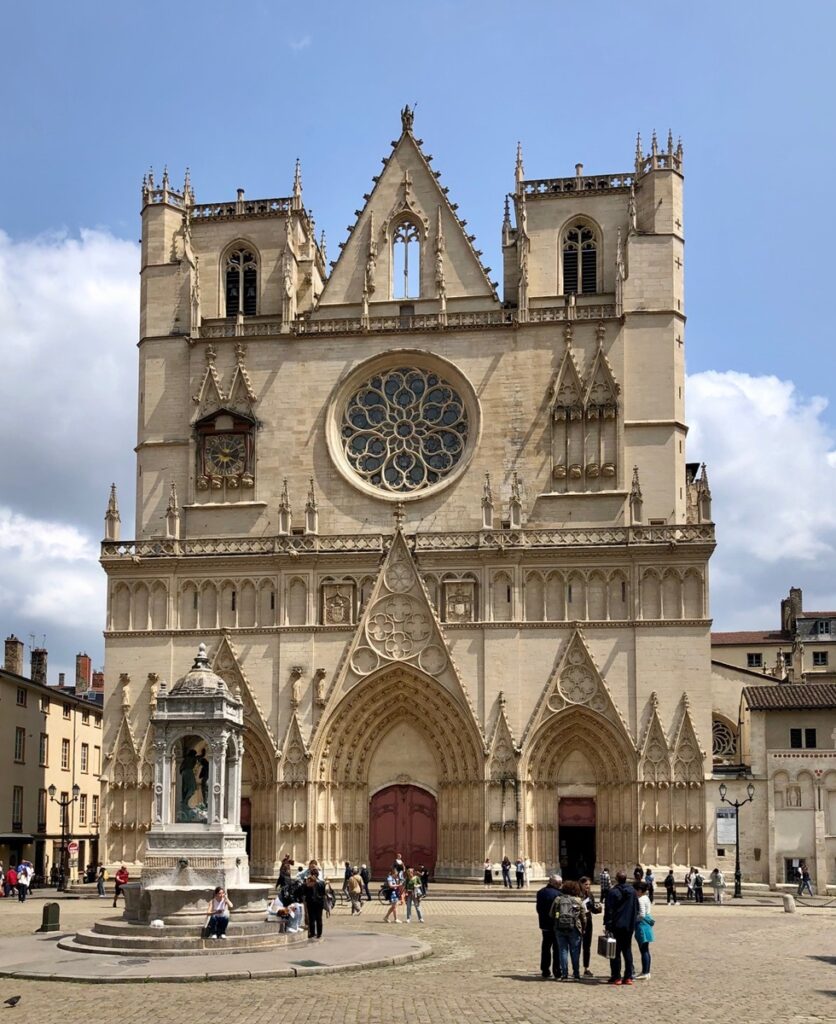 Cathedrale Saint-Jean-Baptiste in Lyon, France.