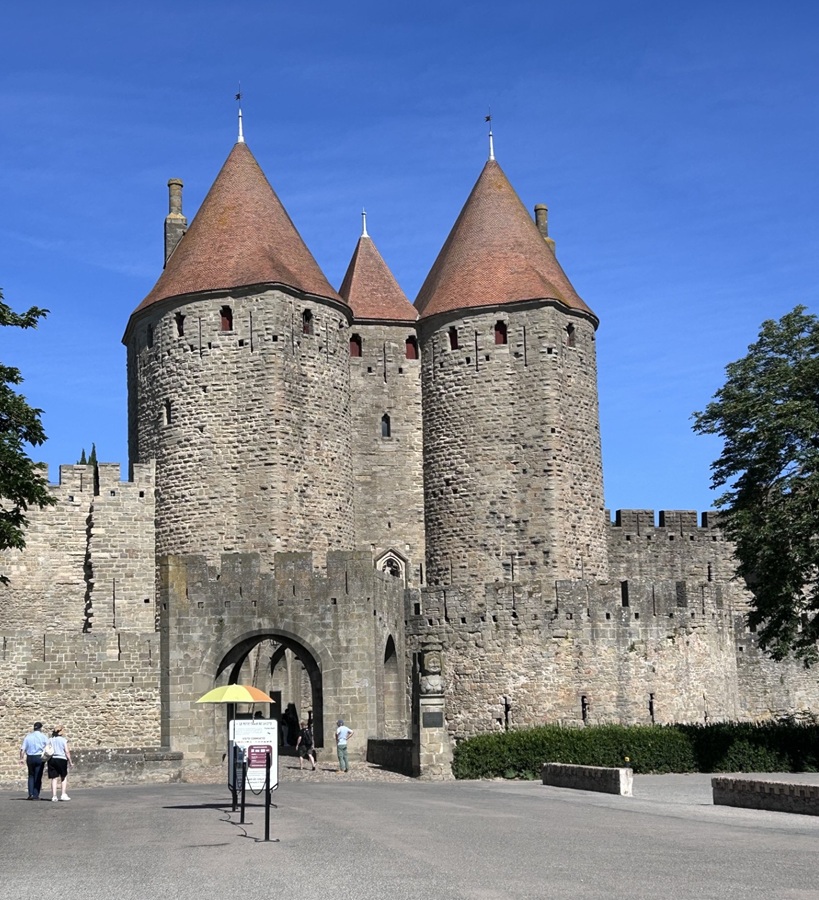 main gate at Carcassone, France